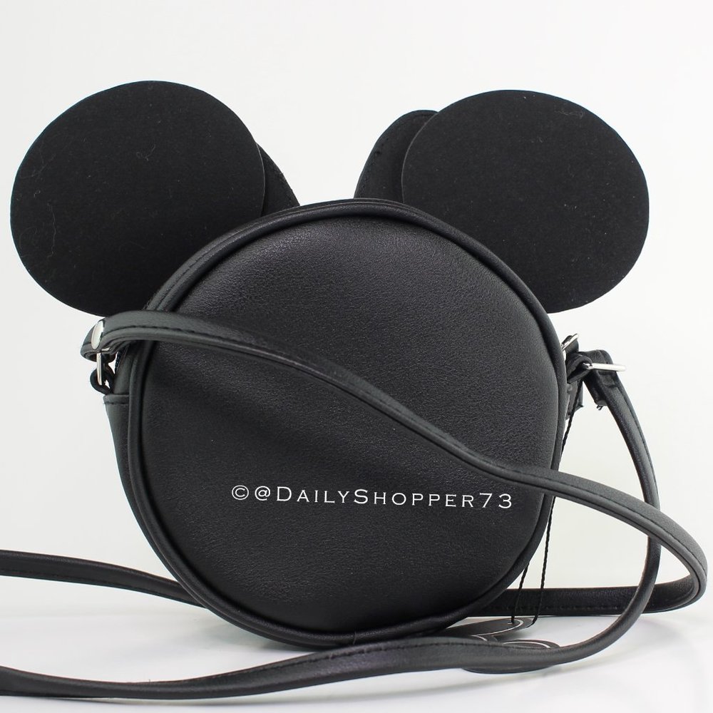 Sparkly Rainbow Minnie Mouse Crossbody Purse Last1 - Picture 2 of 5